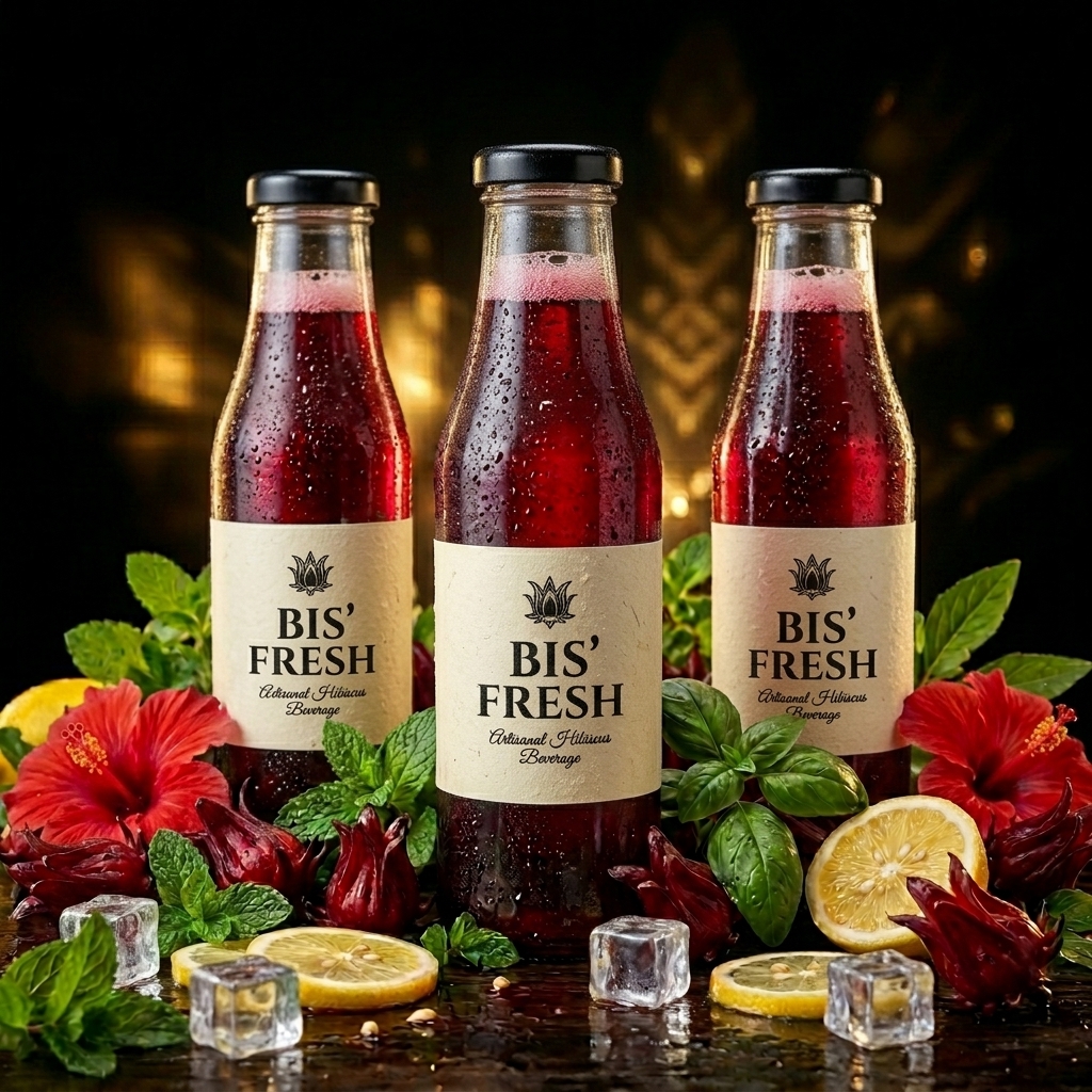 Bissap menthe et gingembre