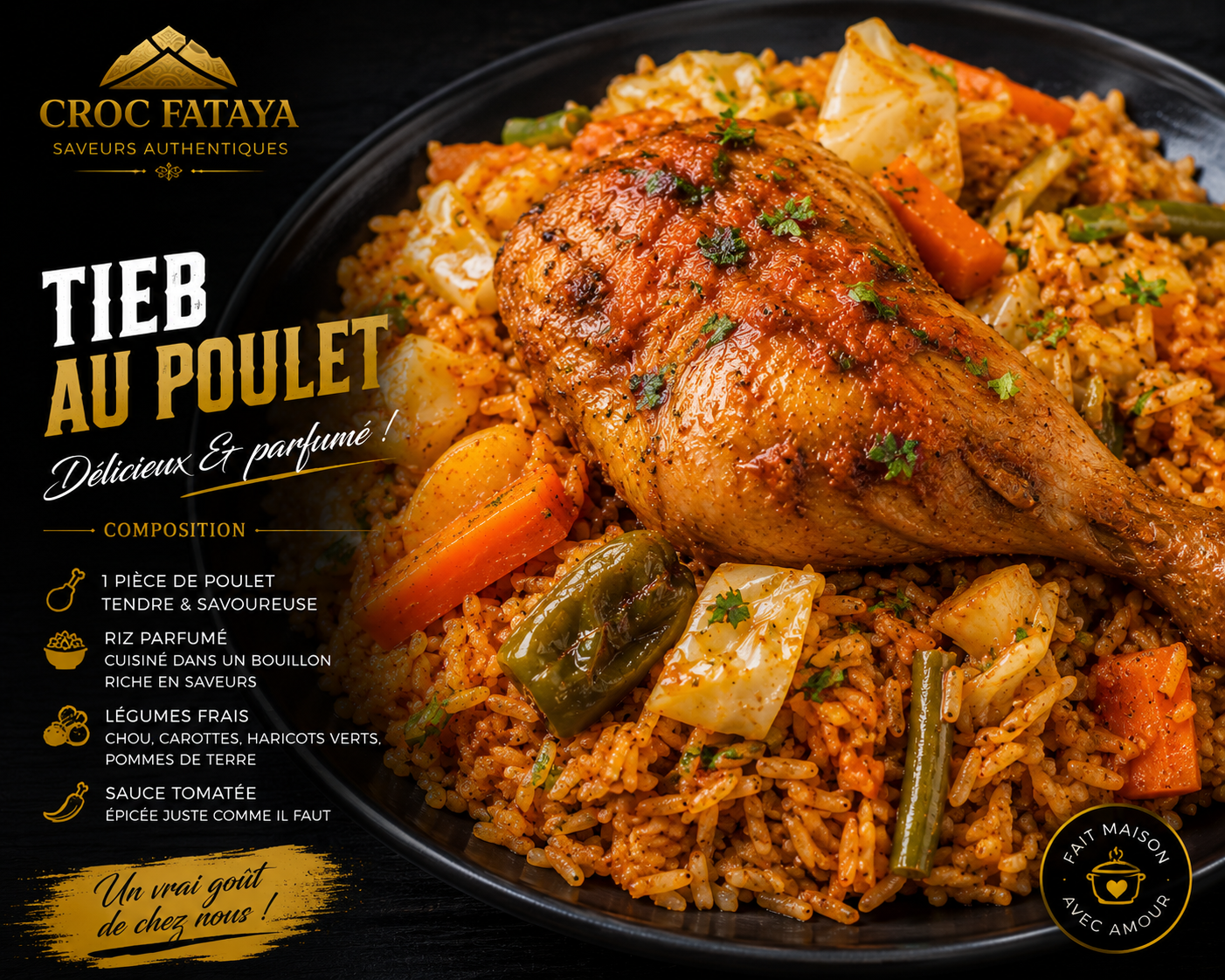 Thiéboudienne au poulet